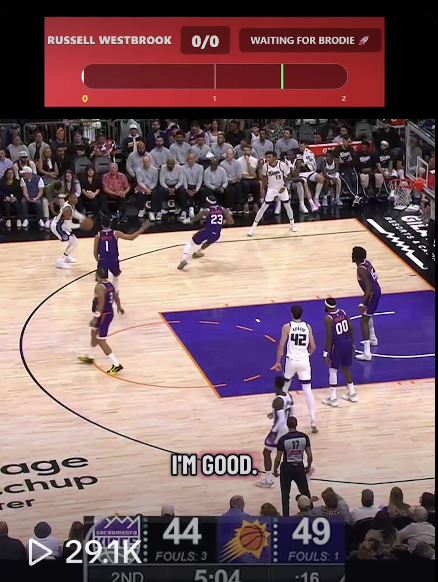 Russell Westbrook TikTok thumbnail