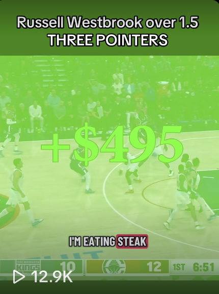 Russell Westbrook TikTok thumbnail